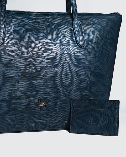 ALCE TOTE BAG AZUL PROFUNDO