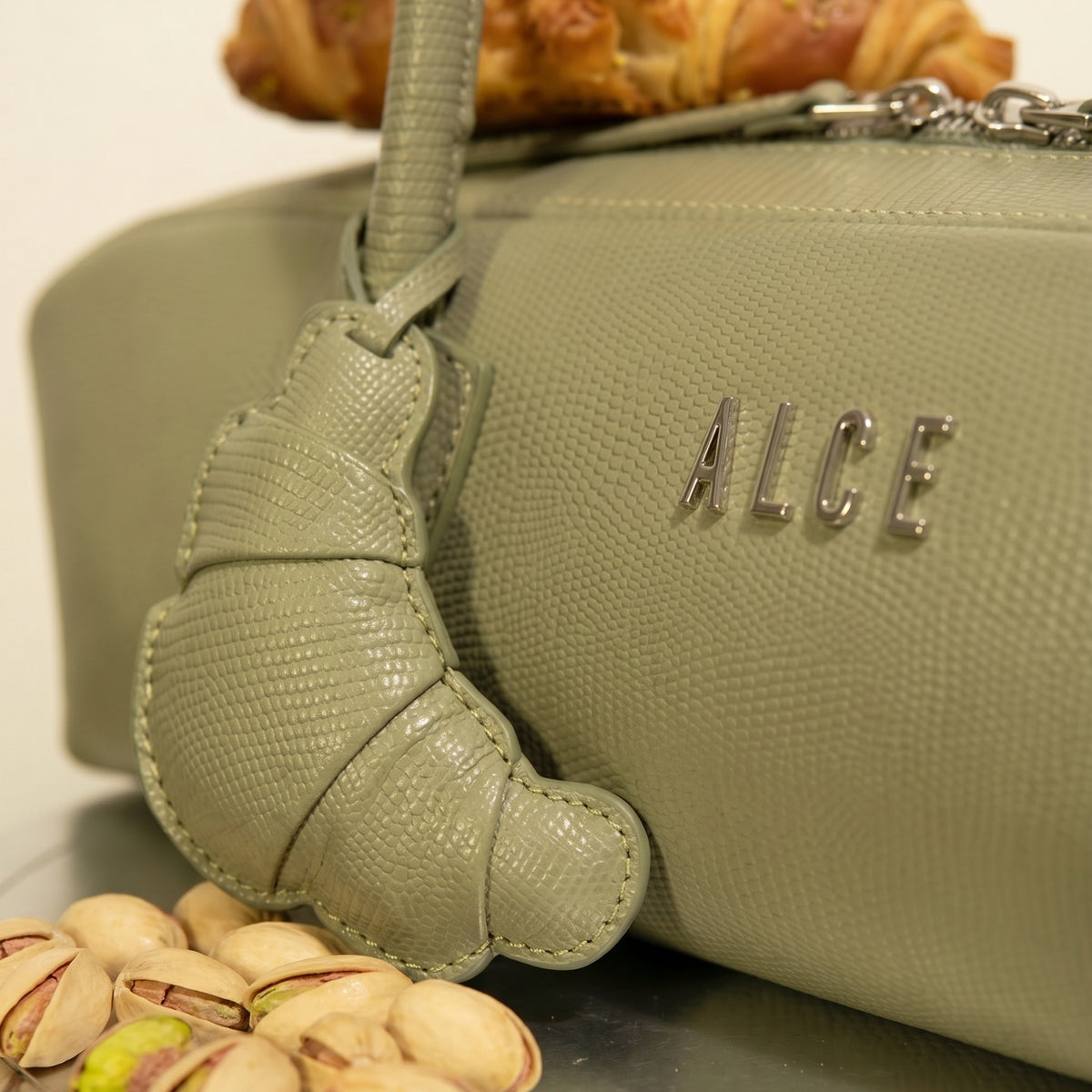 Bolso Baguette Pistacho