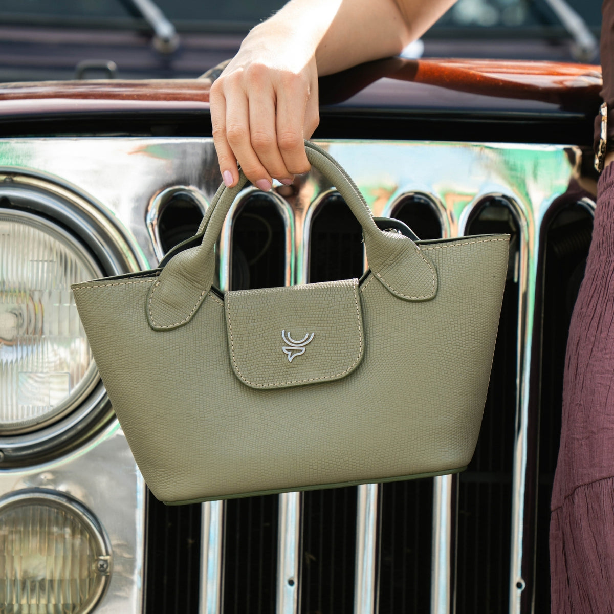 Bolso Catleya verde