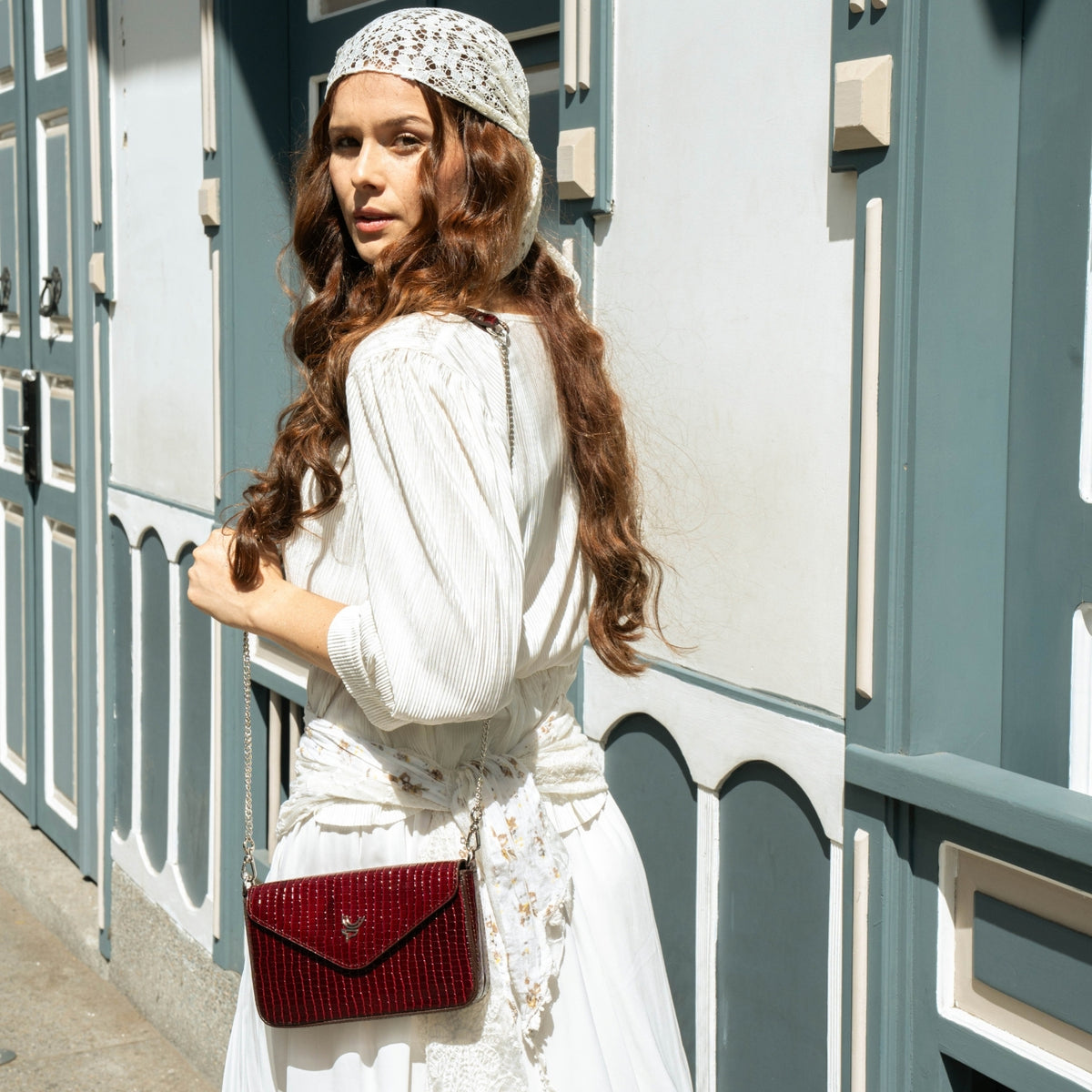 Bolso Komodo rojo