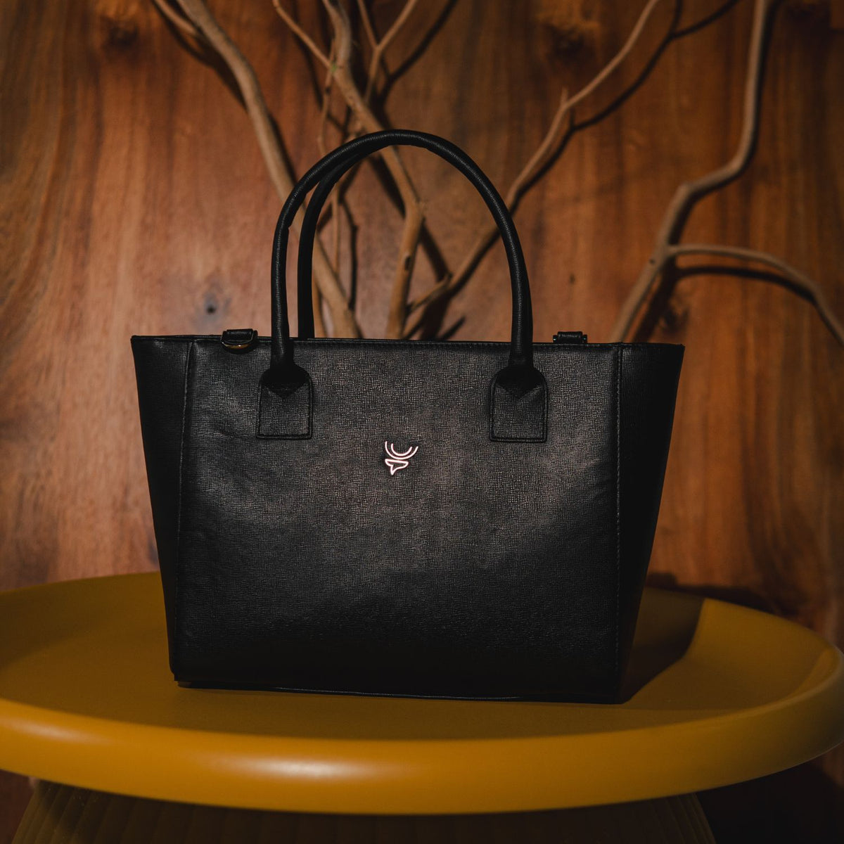 Bolso tote negro porofino