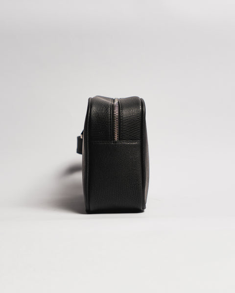 MINI HAND BAG BLACK PYTHON