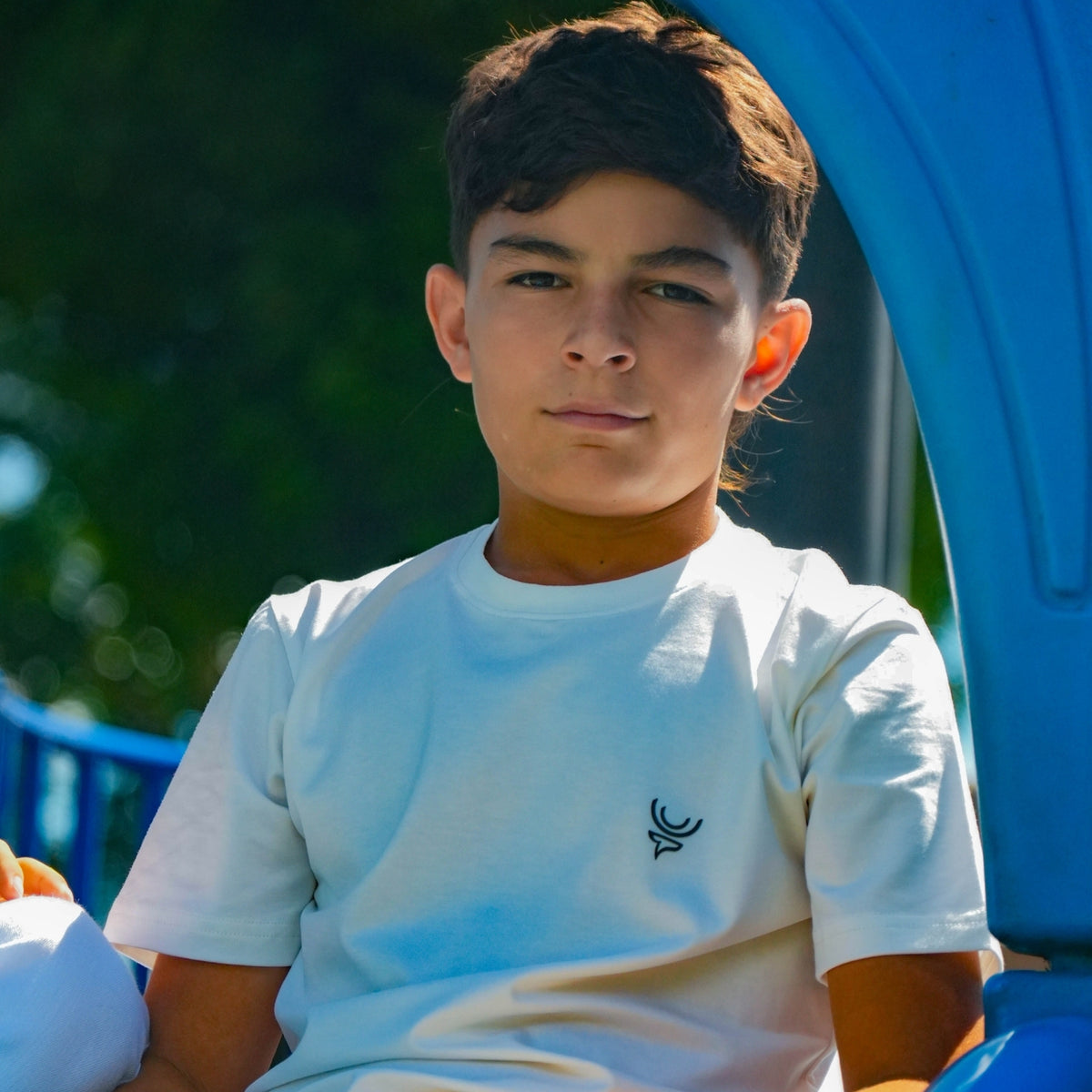 Camiseta niños Blanco marfil