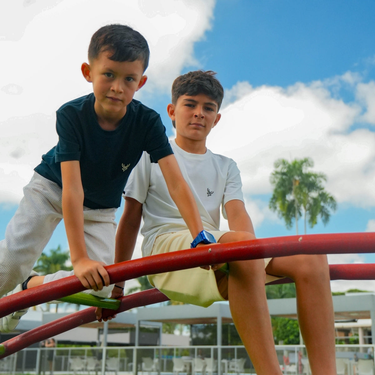 Camiseta niños Blanco marfil