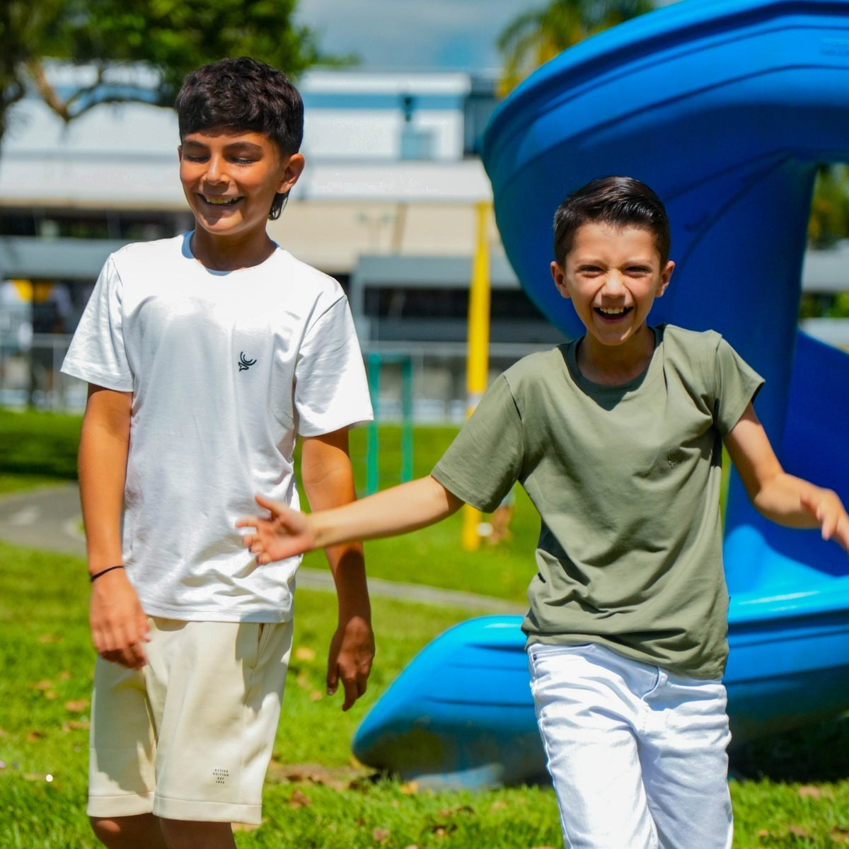 Camiseta niños Blanco marfil