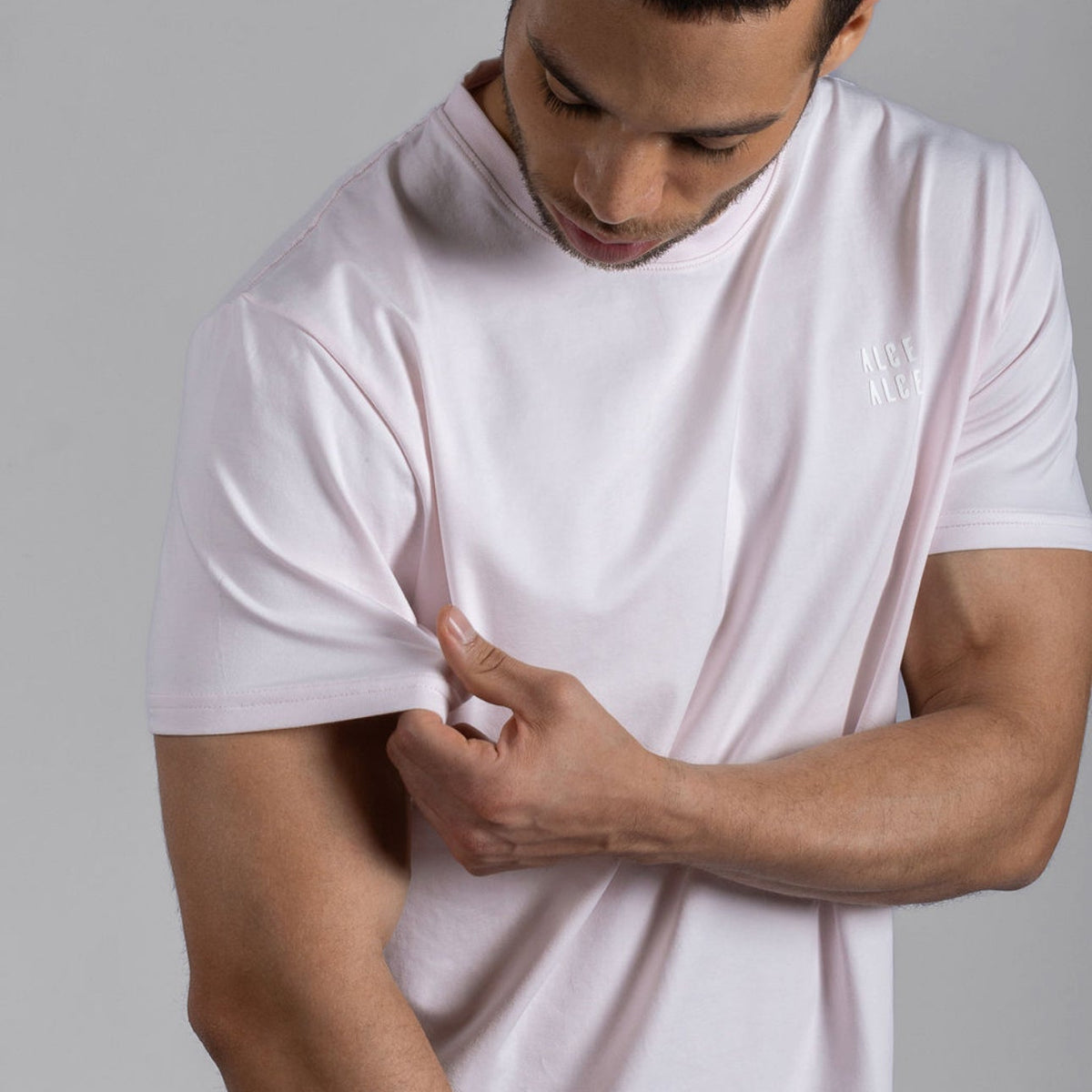 Camiseta Premium rosa claro