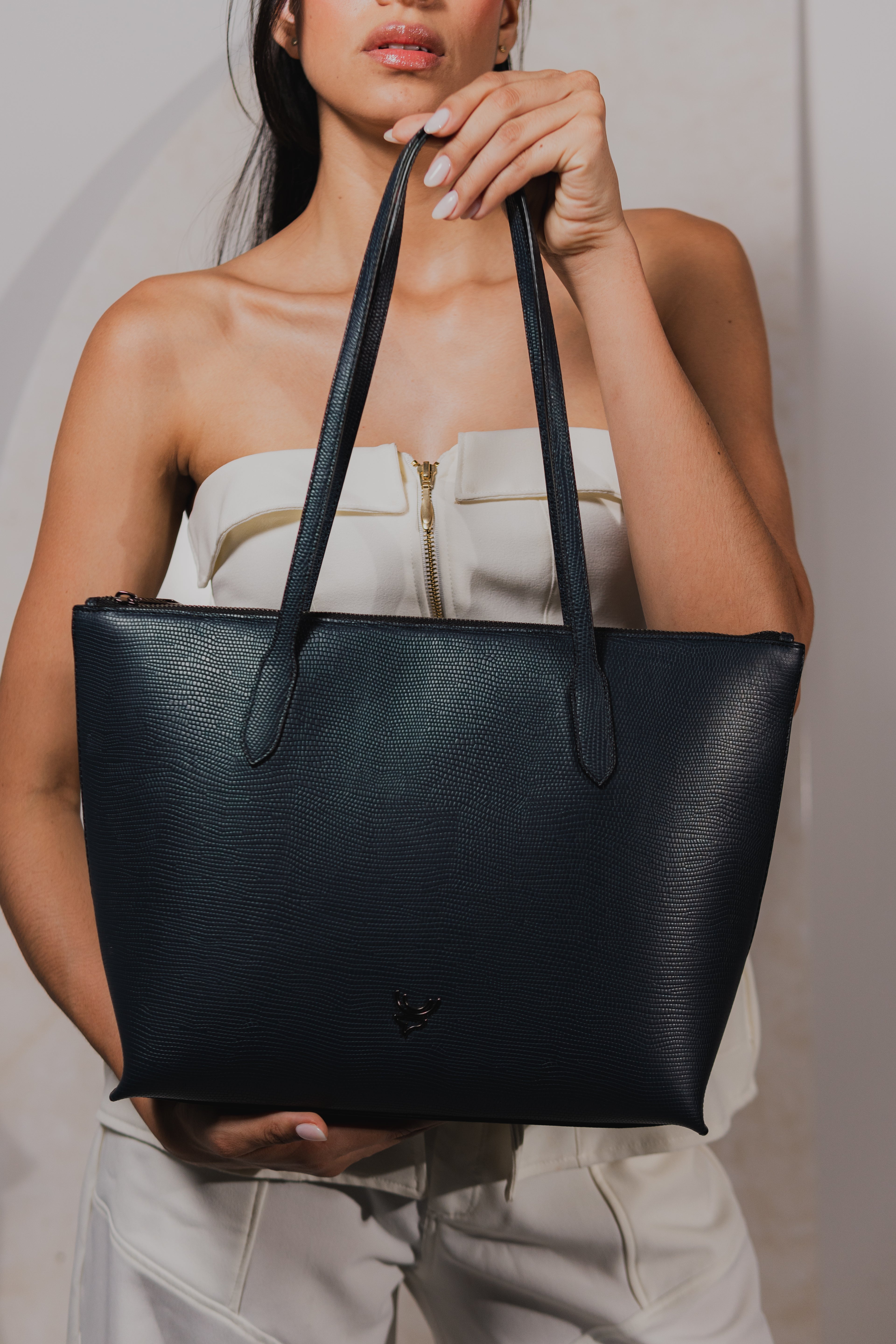 ALCE TOTE BAG AZUL PROFUNDO