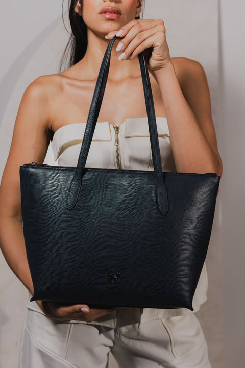 ALCE TOTE BAG AZUL PROFUNDO