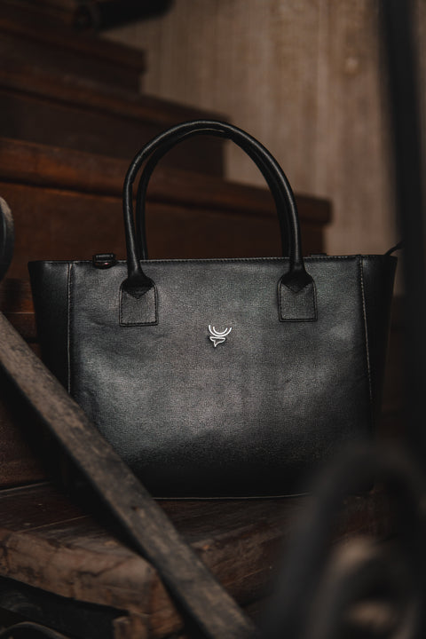 ALCE TOTE BAG NEGRO POROFINO