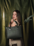 ALCE TOTE BAG VERDE PITON