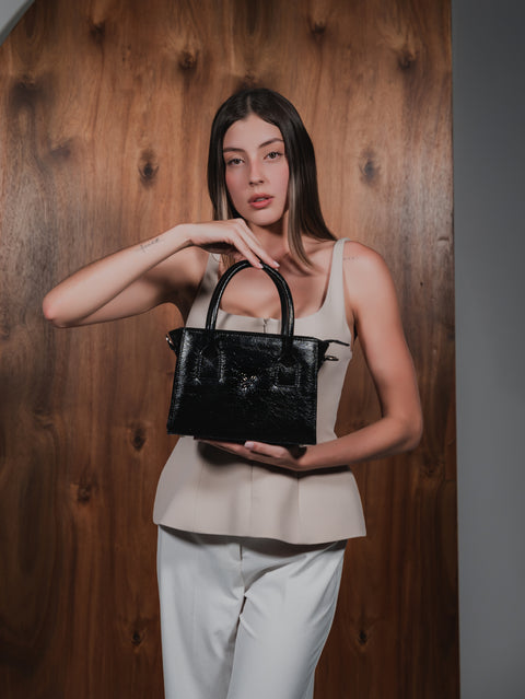 ALCE MINI TOTE NEGRO