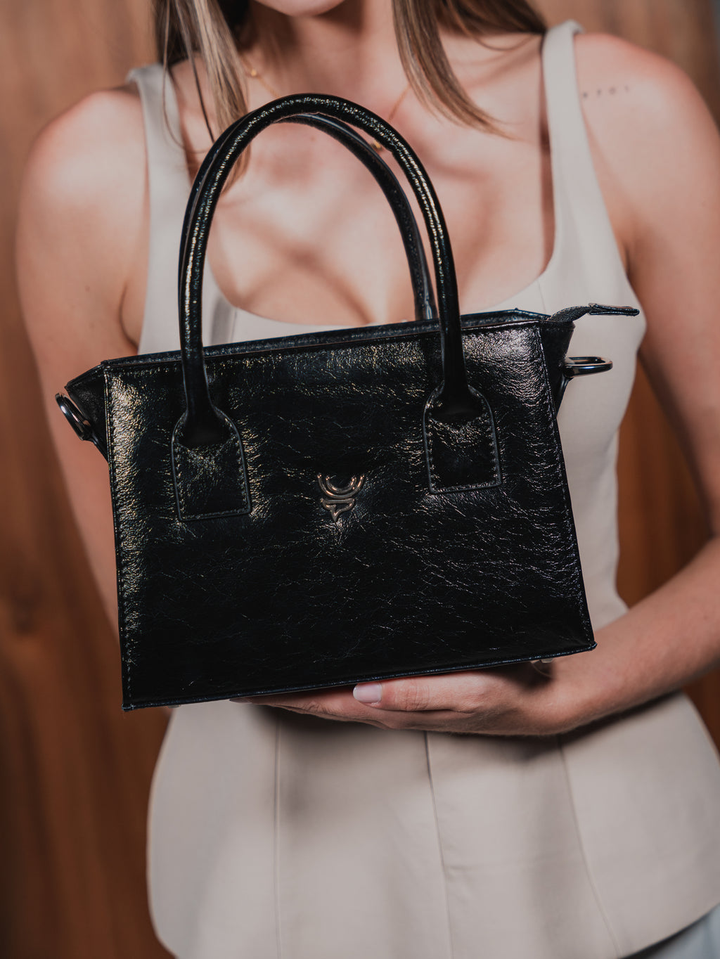 ALCE MINI TOTE NEGRO