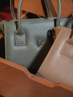 ALCE MINI TOTE VERDE OLIVA