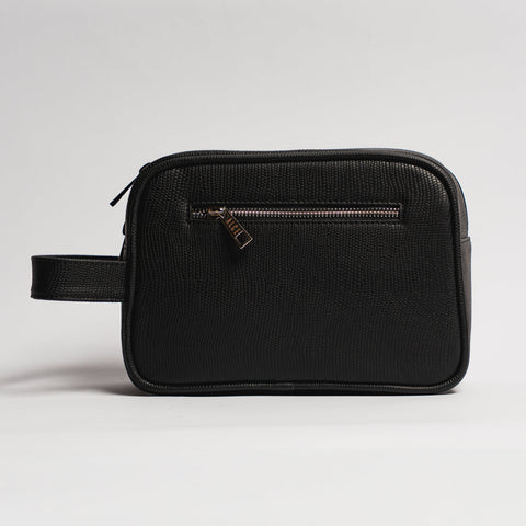 MINI HAND BAG BLACK PYTHON