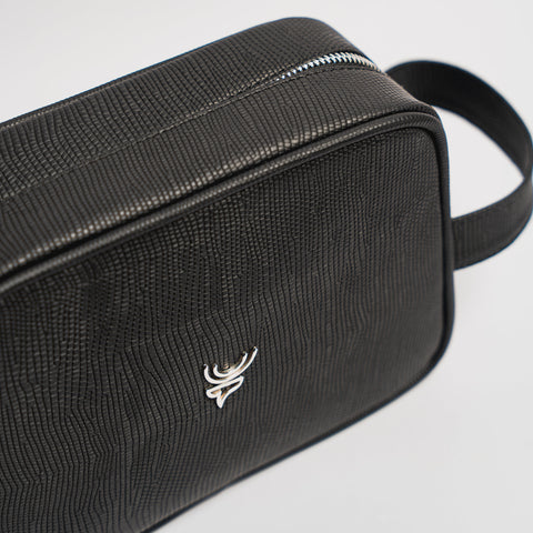 MINI HAND BAG BLACK PYTHON