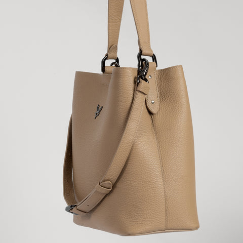 Bolso bouquet camel