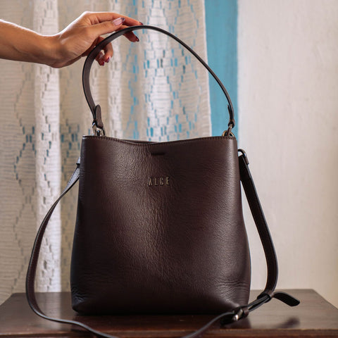 Bolso bouquet chocolate