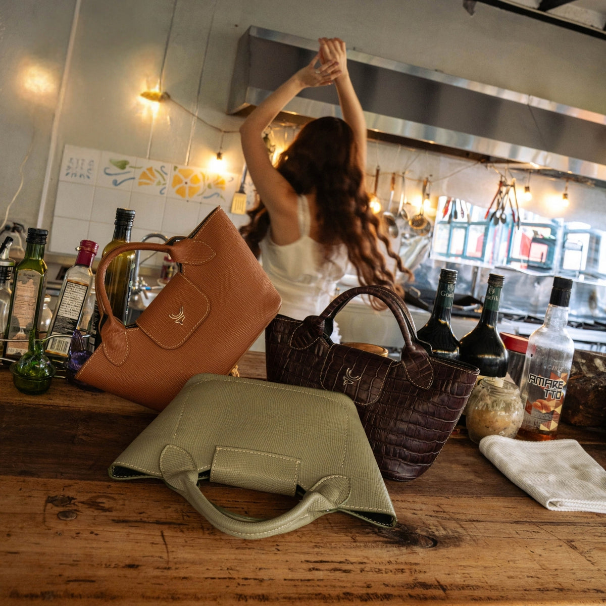 Bolso Catleya cafe Miel
