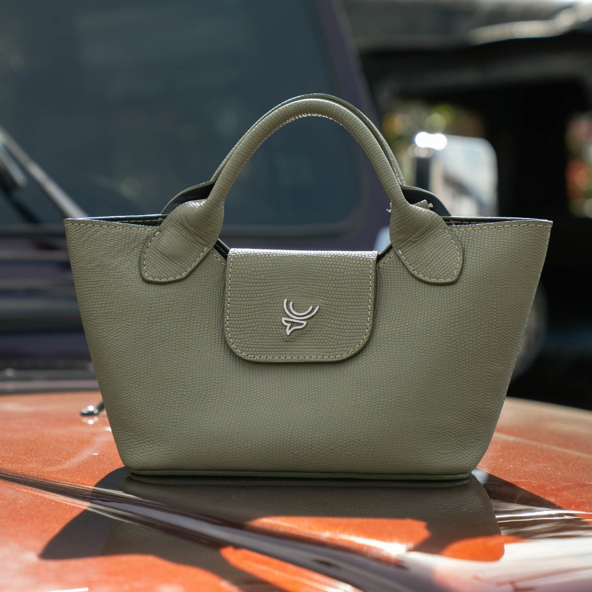Bolso Catleya verde