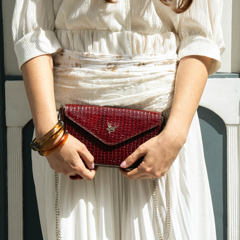 Bolso Komodo rojo