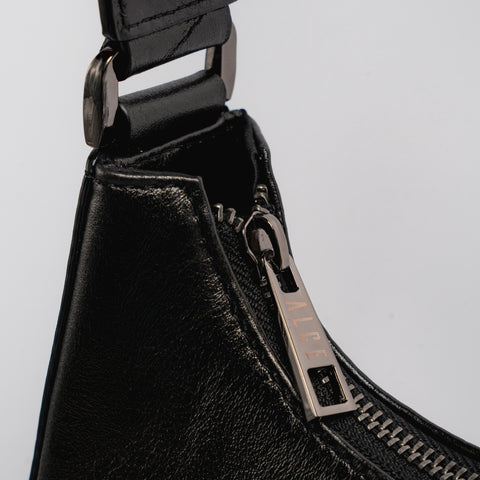 Bolso medialuna negro