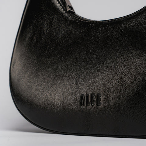 Bolso medialuna negro