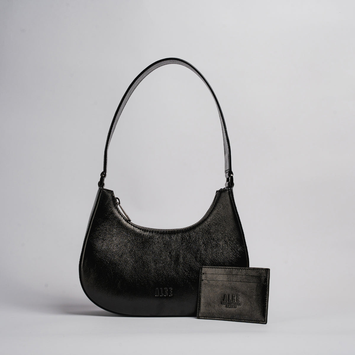 Bolso medialuna negro