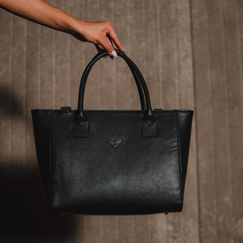 MOOSE TOTE BAG BLACK PYTHON