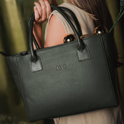 MOOSE TOTE BAG BLACK PYTHON