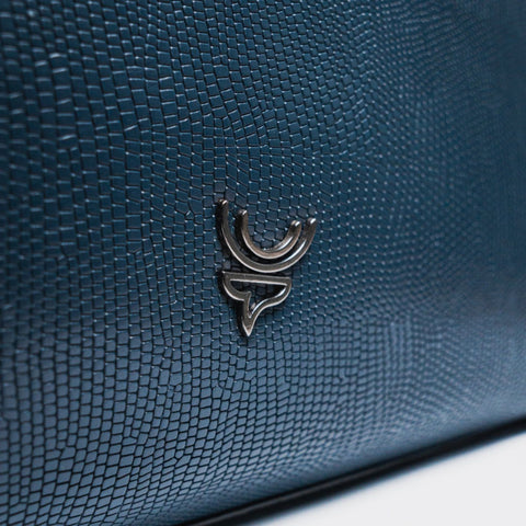 Bolso tote azul profundo