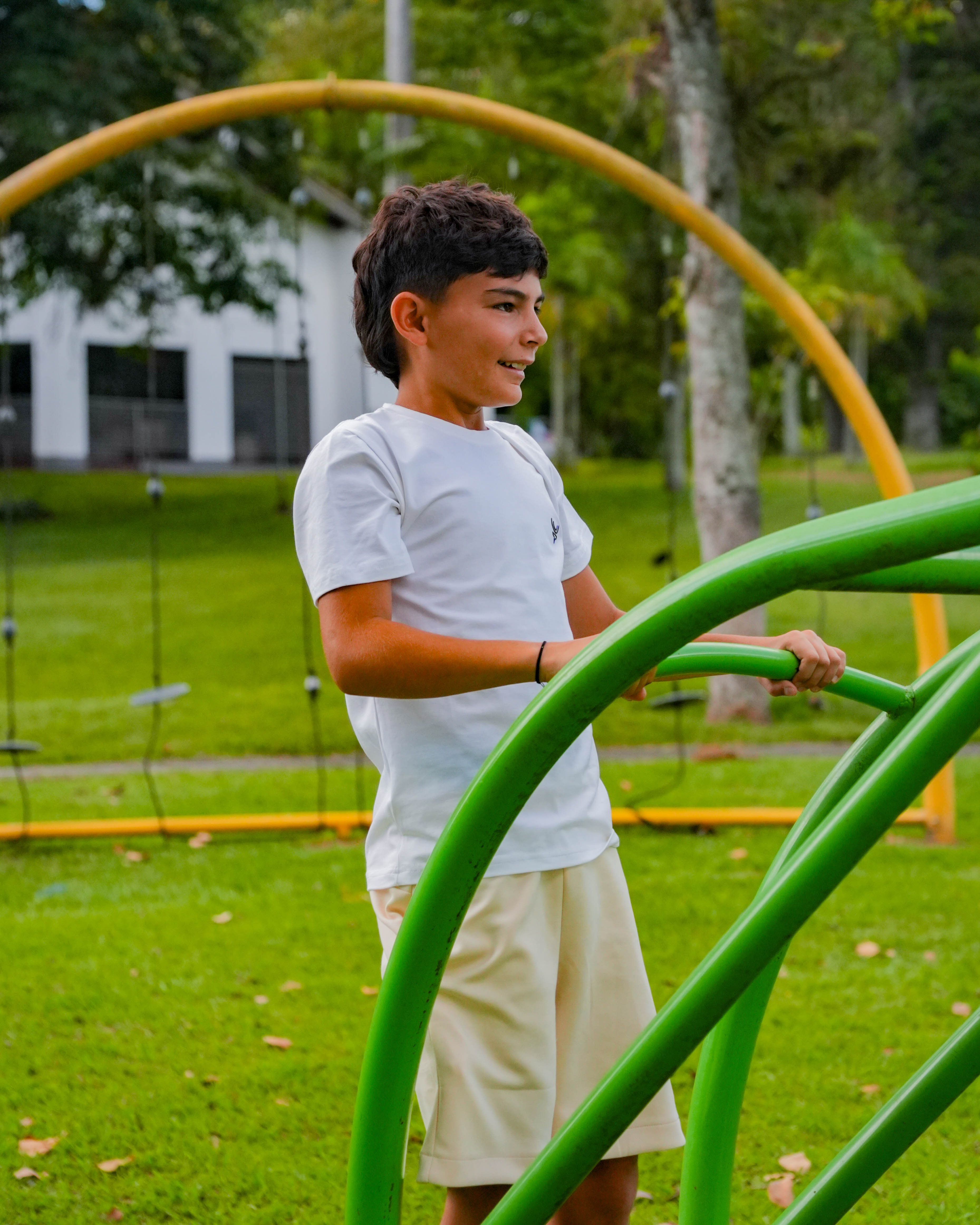 Camiseta niños Blanco marfil