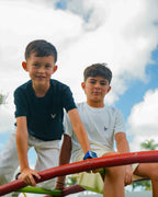 Camiseta niños azul profundo