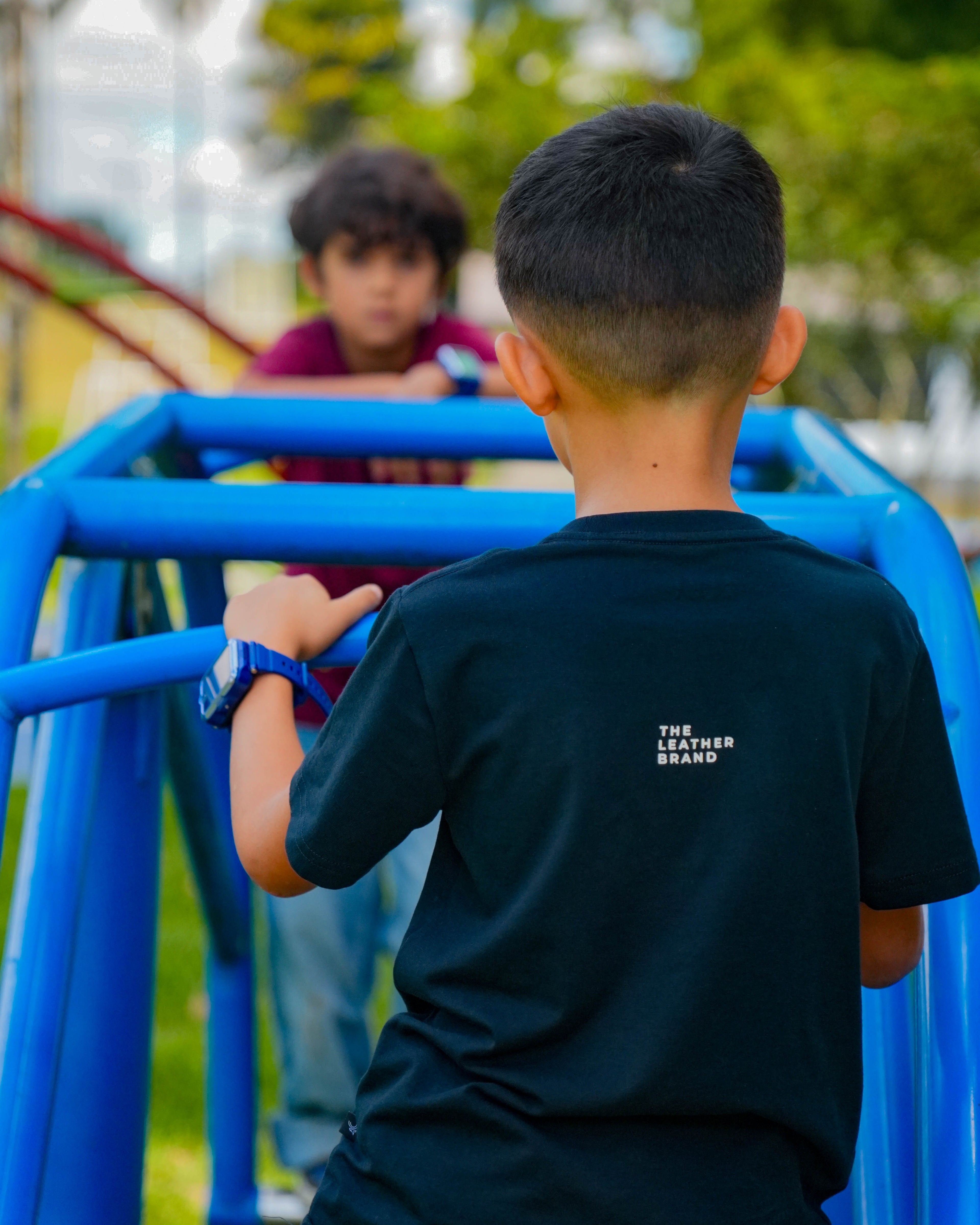 Camiseta niños azul profundo