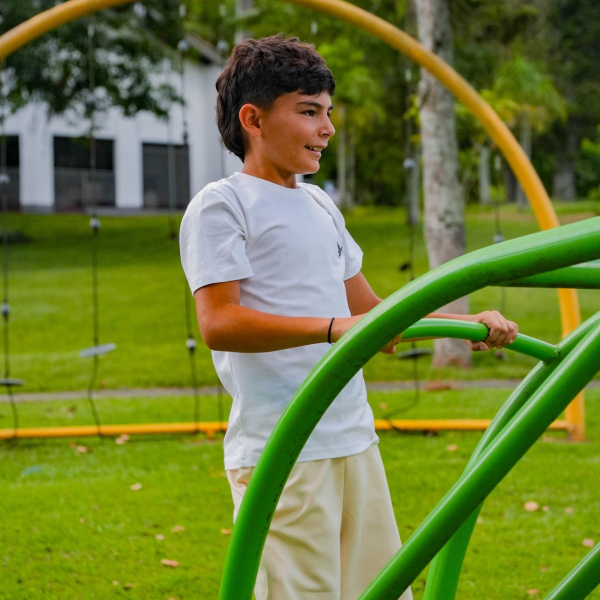 Camiseta niños Blanco marfil