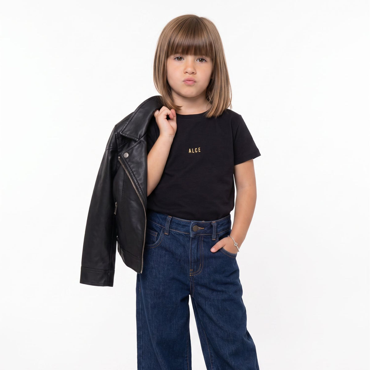 Camiseta niños negro