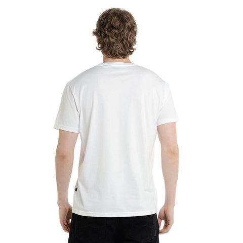 Camiseta básica blanco marfil