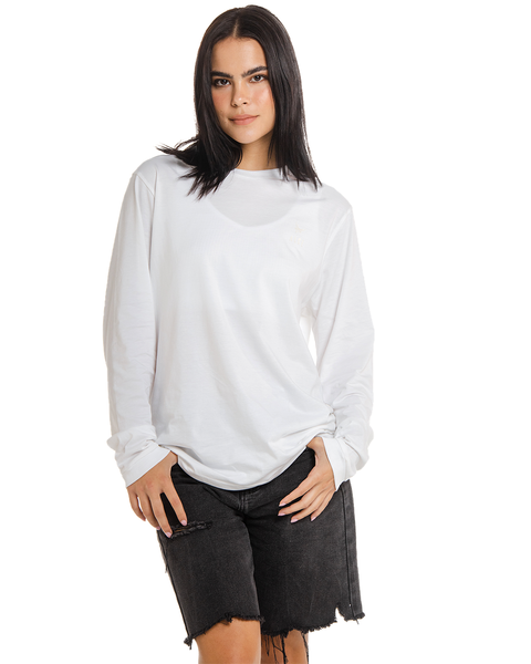 CLASSIC LONG SLEEVE BLANCO MARFÍL MUJER