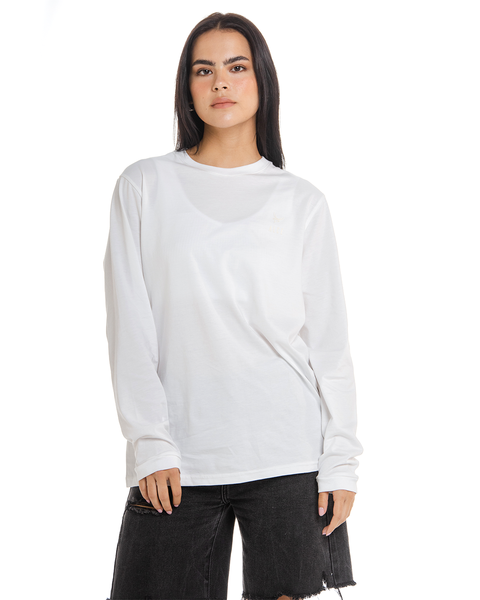 CLASSIC LONG SLEEVE BLANCO MARFÍL MUJER