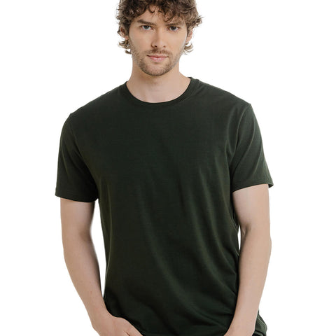 Camiseta básica verde