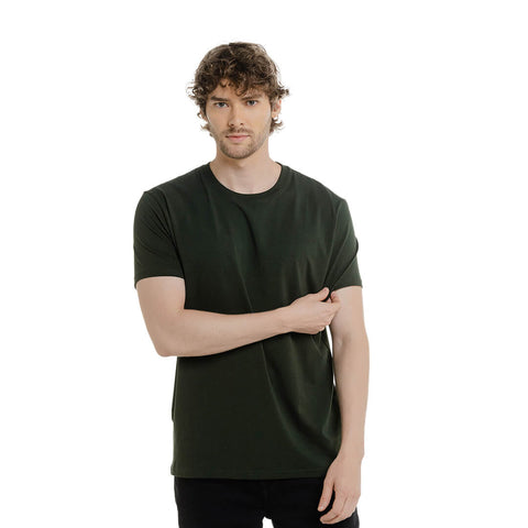 Camiseta básica verde