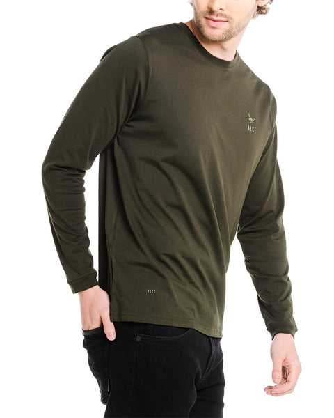 CLASSIC LONG SLEEVE MOOSE GREEN