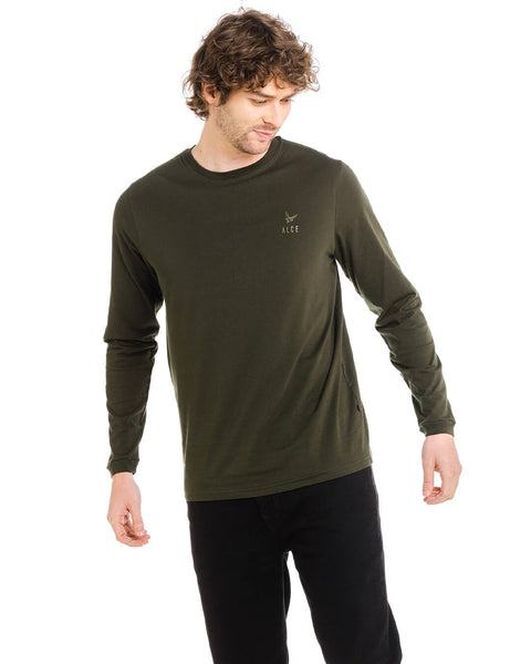 CLASSIC LONG SLEEVE MOOSE GREEN