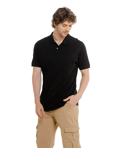 CLASSIC POLO PIQUE NEGRO