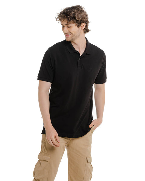 CLASSIC POLO PIQUE NEGRO