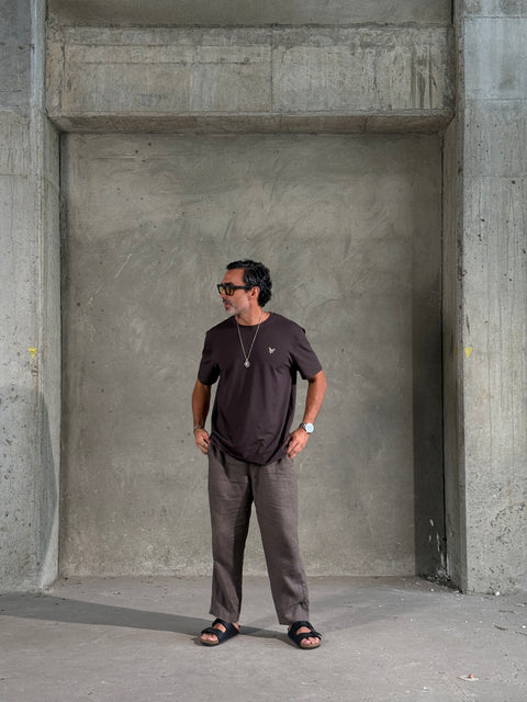 SIGNATURE T-SHIRT ESPRESSO