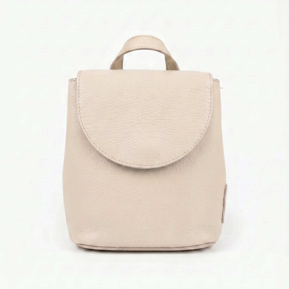 Bolso mini morral beige