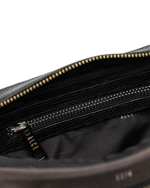 MINI HAND BAG BLACK PYTHON