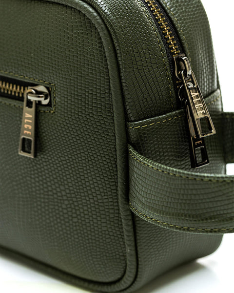 PYTHON GREEN MINI HAND BAG