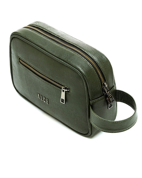 PYTHON GREEN MINI HAND BAG