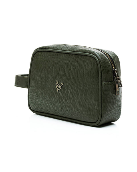 PYTHON GREEN MINI HAND BAG